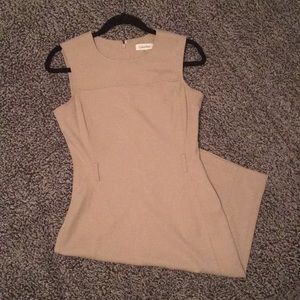 Sand color work dress